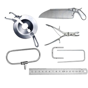 Nouvel ensemble d'instruments chirurgicaux d'amputation en acier inoxydable de haute qualité, manuel, argenté, réutilisable, certifié CE ISO 13485 pour - Product Image 4