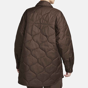 เสื้อโค้ทกันหนาวตัวหนาสำหรับผู้หญิงไซส์ XL แจ็คเก็ตขนเป็ดน้ำหนักเบาเต็มไปด้วยผ้าฝ้าย - Product Image 2