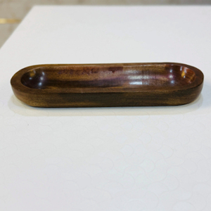 Cuenco para velas de madera artesanal con tamaño de 30L * 10W * 3H cms de madera natural para decoración relámpago por HHO - Product Image 3