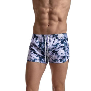 Short de bain d'été imprimé de l'usine OEM pour hommes Short de bain décontracté à motifs solides à séchage rapide pour hommes de plage - Product Image 6