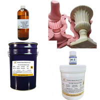 Caoutchouc de silicone liquide RTV-2 pour gypse, béton, pierre artificielle, résine époxy, fabrication de moules en ciment