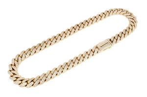 Cadena de eslabones cubanos de 16MM para hombre, collar de cadena de oro de 14K, brillante, Miami, con diamantes cultivados en laboratorio, joyería de Hip Hop - Product Image 2