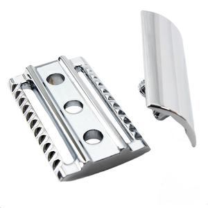 Professional Men's Stainless Steel Safety <b>Razor</b> with Double Edge Blades Custom Colors and Logo for Grooming - Product Image 3