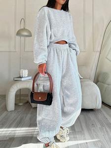 Ensemble de survêtement décontracté pour femmes, streetwear, pour l'entraînement, le sport, le confort actif et le port quotidien - Product Image 5