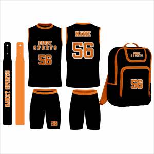 Ensemble de compression d'entraînement de football américain 7v7 pour adultes, impression numérique personnalisée, maillots à 7 drapeaux, respirant, 100% polyester - Product Image 1