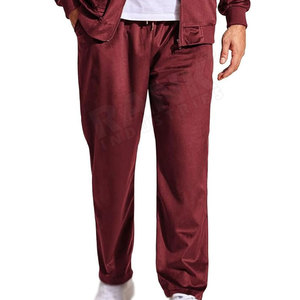 ชุดวอร์มกำมะหยี่ผู้ชายพร้อมโลโก้สั่งทำ ผ้าฝ้ายเนื้อนุ่มคุณภาพสูง ชุดออกกำลังกาย เสื้อฮู้ดและกางเกงขายาว - Product Image 5