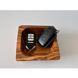 Plateau organisateur de bijoux en bois avec couvercle en verre, fait à la main, décoratif, en provenance d'Inde - Product Image 5
