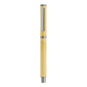 Penna Roller in Bambù Personalizzata Crespino, Gadget Unico per un Comfort di Scrittura Ottimale - Product Image 1