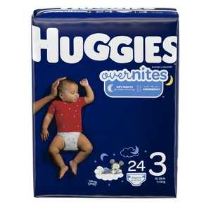 Fournisseur direct en gros de couches de nuit Huggies Overnites originales, taille 3, 24 unités, pack jumbo avec la meilleure offre de réduction - Product Image 1