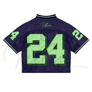 Customized <b>Football</b> Jerseys American <b>Football</b> Uniform Shirts Short Sleeve Plus <b>Size</b> with Your Own Logo Embroidered Front - Product Image 2