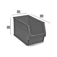 Gaveta Apilable Gris No.59 500x303x300mm. (5/6)