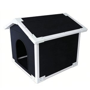 Caseta para Perros VERTAK <span class=keywords><strong>de</strong></span> <span class=keywords><strong>3x3</strong></span> Pies con Techo Inclinado para Exteriores, <span class=keywords><strong>de</strong></span> Plástico Impermeable para Todas las Estaciones, para Jardines y Patios Traseros - Product Image 2