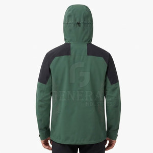 Veste de ski à capuche en gros pour homme, imperméable, réversible, pour sports d'hiver, snowboard, activités de plein air, avec design personnalisé sur le devant, en nylon et polyester - Product Image 4