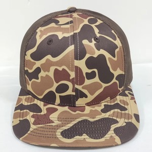 Custom Wholesale Trucker Hats <b>Plain</b> Camo Richardson 112 Trucker Hat <b>Caps</b> - Product Image 1