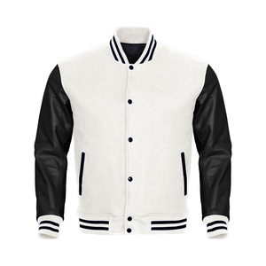 Chaqueta universitaria ecológica con tela reciclada, chaquetas con letras personalizadas sostenibles para jóvenes y CollegeBaseballjacket para hombres - Product Image 1