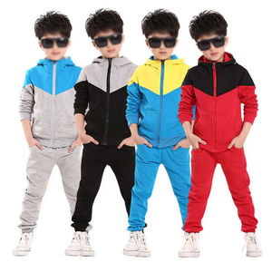 Survêtements d'hiver en coton pour enfants, imprimés sur mesure, avec broderie et strass, survêtements pour enfants - Product Image 2