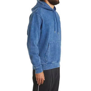 Quantité minimale de commande bas Offre Spéciale usine sur mesure hommes sweats à capuche OEM ODM Services Style de rue hommes sweats à capuche de haute qualité - Product Image 4