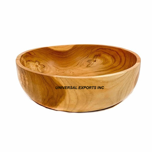 Bol à salade en bois de luxe nouveauté bol à sucre fait à la main taille personnalisée nouveau bol de service en bois - Product Image 3