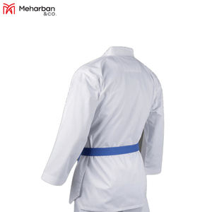 Top Trendy Unisex Ropa de artes marciales Mejor calidad Nuevo estilo Algodón Taekwondo Uniforme Logotipo personalizado Bordado Hip Hop de gran tamaño - Product Image 2