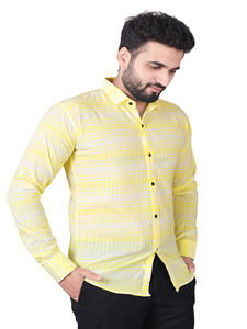 Camisa informal de diseñador para hombre de alta calidad Tela transpirable para exportaciones a precio mayorista - Product Image 6