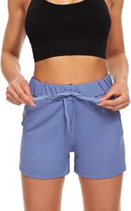 Prix usine de haute qualité femmes entraînement Sport lâche Yoga Shorts taille haute Gym Shorts Fitness court - Product Image 5