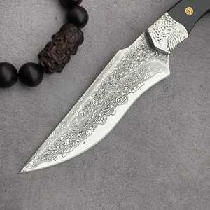 Cuchillo de Supervivencia Personalizable de Alta Dureza, Portátil, para Defensa Personal, Mango de Plástico, Acero Inoxidable Forjado a Mano, OEM - Product Image 4