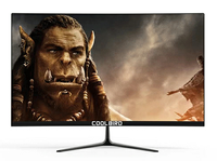 CoolBird Desktop 24 pouces incurvé 1k résolution 75Hz LED moniteur PC pour ordinateur