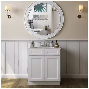 La meilleure qualité Meubles modulaires tout en bois de style européen en panneau stratifié Armoires de cuisine - Product Image 1