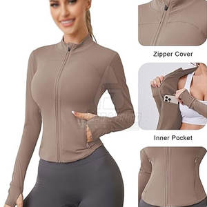 Veste de golf d'hiver pour femmes, élégante, coupe-vent, col montant, tricotée, pour les terrains de golf, la pratique, les sports de plein air et le quotidien - Product Image 4