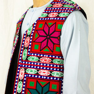 2026 nouveauté hommes Style afghan gilet gilet sur mesure avec plusieurs poches pour vêtements d'extérieur d'hiver pour les mariages - Product Image 6