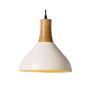 Lampe en bois simple Lampe suspendue au plafond de forme large avec couleur dorée avec couleur et tailles personnalisées - Product Image 6