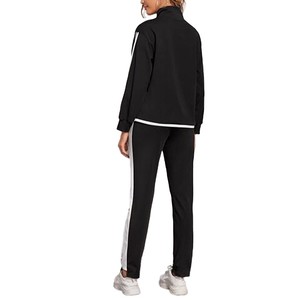 Mejor fabricación 2025 alta calidad tamaño personalizado con capucha peso pesado mujeres chándales Jogging conjunto 100% algodón transpirable polar - Product Image 4