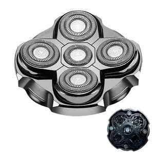 Afeitadora Eléctrica Recargable para Hombre, Cabezales Rotatorios Flotantes, Triple Cuchilla de Acero Inoxidable, Resistente al Agua IPX7, para Afeitar la Cara, Ideal para Viajes - Product Image 2