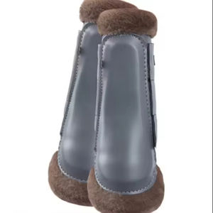 Nueva llegada de alta calidad logotipo personalizado impresión material de neopreno cómodo caballo botas de cepillado - Product Image 1