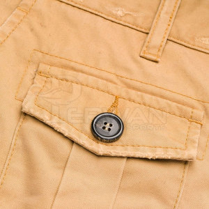 Meilleur prix Pantalon cargo pour homme avec taille haute léger style décontracté motif droit pour adultes Streetwear - Product Image 6