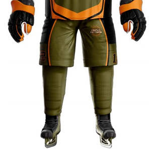 Tenues de hockey sur glace pour hommes - 100% polyester, séchage rapide, respirant, couleurs et logo personnalisables, service OEM, vente en gros - Product Image 6