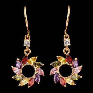 Pendientes Zarqoon para mujer - Dorados - Product Image 1