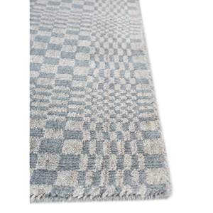 Tapis en viscose tissé à la main à motif géométrique gris et noir pour usage domestique - Hwv-53 - Product Image 4