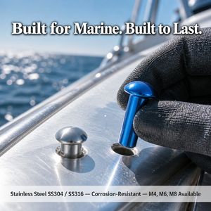 Rivet de bateau à tête en forme de champignon personnalisé, en acier inoxydable, M4 M6 M8, tête en dôme, tête en forme de champignon, <span class=keywords><strong>rivets</strong></span> solides en acier inoxydable - Product Image 3