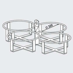 Escalier galvanisé à usage professionnel avec trappe peinte, prix avantageux pour usage professionnel, fabriqué en Italie - Product Image 4