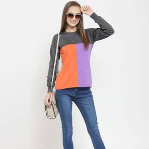 Sudaderas con capucha y sudaderas de mujer de talla grande transpirables de invierno con diseño personalizado OEM de color contrastante de Pakistán - Product Image 2