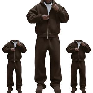 Survêtement unisexe à logo personnalisé de haute qualité, très vendu, avec capuche et pantalon de survêtement, vêtements de jogging décontractés, survêtement d'hiver - Product Image 5