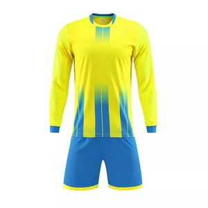 Custom logo Breathable Quick Dry Football Jersey Design <b>Models</b> Full Set Sublimation Polyester Men Soccer Jersey Uniform - Product Image 3