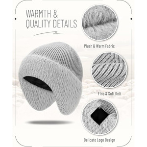 Manufacturer Beanie Cap Casual Lightweight Stylish Winter <b>Hat</b> High Quality Custom Logo 3D Embroidery Breathable Waterproof - Product Image 2