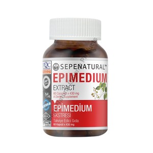 Cápsulas de Extracto de Epimedium Sepenatural, Suplemento Natural a Base de Plantas de Grado Alimenticio, Aumenta la Libido, Energía y Calidad del Esperma - Product Image 1