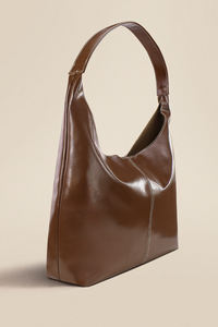 High Quality Women's Bowling Bag PU Custom Logo Fashionable Zipper Shoulder <b>Handbag</b> Canvas Lining Factory Price - Product Image 2