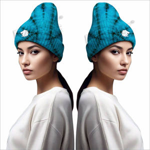 Bonnet en jacquard pour femme, faible MOQ, bonnet épais pour femme, vente directe d'usine, bonnet pour femme - Product Image 3