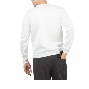 เสื้อสเวตเชิ้ตคอกลมแบบยูนิเซ็กซ์ ผ้าฝ้าย 100% เฟรนช์เทอร์รี่ ถักทอแบบเป็นมิตรต่อสิ่งแวดล้อม เทคนิคการพิมพ์ลายพัฟฟ์ ไซส์ XS - Product Image 4