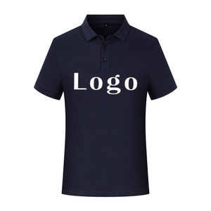 Polo de manga corta con botones clásicos en blanco de algodón de alta calidad para hombres y mujeres, fábrica al por mayor, Impresión de logotipo personalizado 2025 - Product Image 1