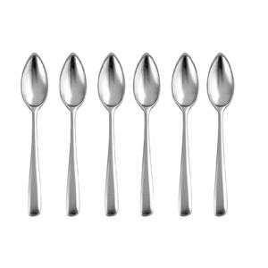 Stainless Steel Glossy Flatware Everyday Spoon Set of 6 Pieces Manufacturer Wholesaler factory direct sale - Product Image 1